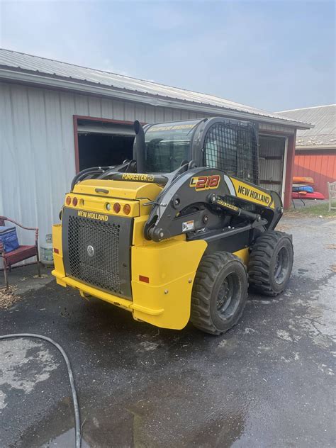 new holland l218 skid steer low flow gpm|new holland l218 price.